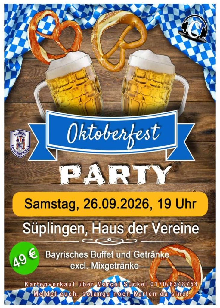 Oktoberfest Süplingen 2026